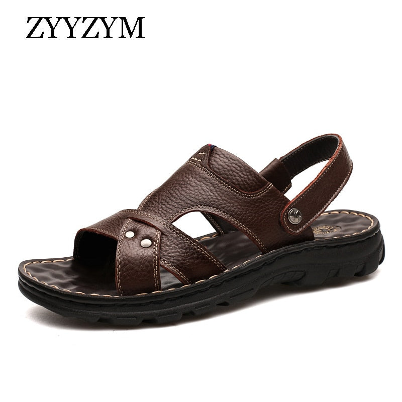 Leather Classics Casual Men Slipper Sandals Non-slip