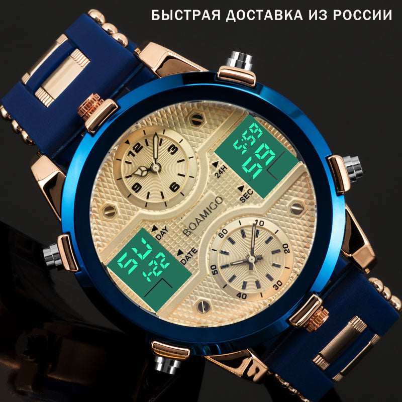 Sports Quartz LED Digital Wrist Watch Fine Quality