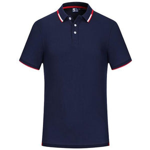Polo shirt High quality men's / women's Solid Short sleeved