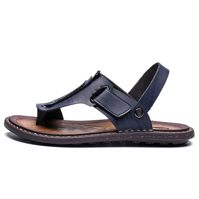 Flip Flops Comfortable Casual  Leather Men's Shoes